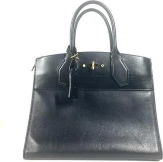 Louis Vuitton Tweedehands leren Louis Vuitton tassen - Dames - Vintage Handtas - Zwart - ONE Size - Leer - Vintage