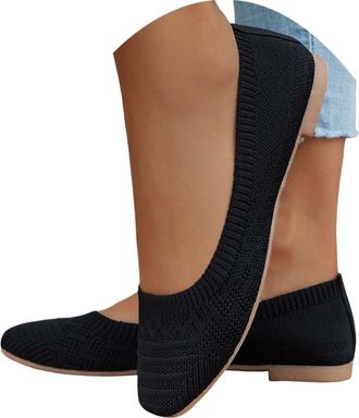 Generic Shoes Womens Without Laces, Flat Fashionable Trainers, Breathable Casual Shoes, Sports Wide Feet Slip On Sports Shoes, Loafers, Moccasins, Womens Shoe