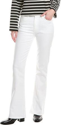 Hudson Barbara High-Rise White Bootcut Jean