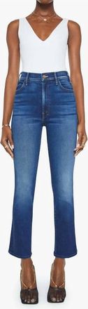 Mother Womens The Hustler Ankle Jeans In Taking Chances