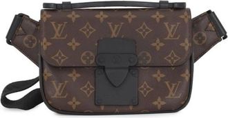 Louis Vuitton Pre-owned Monogram Macassar Sling Bag - Heren - Vintage Heuptassen - Bruin - ONE Size - Vintage