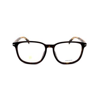 David Beckham Db 1017/F Classic Tortoiseshell Rectangular Frame Eyeglasses