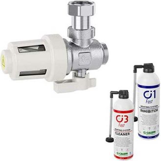 Caleffi Caleffi Kit di protezione con defangatore magnetico sottocaldaia 3/4 KIT545900