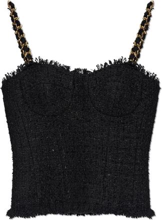 Balmain Mujer, Camisetas, Negro, Talla: L