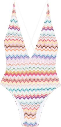 Missoni Badpak uit &eacute;&eacute;n stuk - Dames - Badpakken - Veelkleurig - XL - Badmode