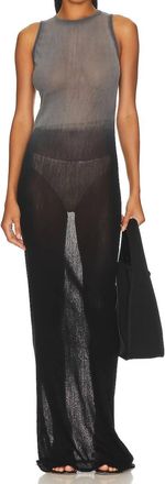 Cotton Citizen Rio Maxi Dress In Black Cast