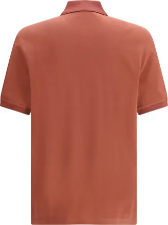 Brunello Cucinelli Cotton Polo - Orange
