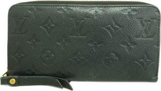 Louis Vuitton Noir Long Wallet (Bi-Fold) (Pre-Owned)