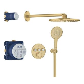 GROHE Grohtherm SmartControl Perfect Showerset - brushed cool sunrise (goud)