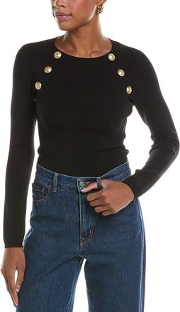 L'agence LAgence Gretchen Ls Button Pullover