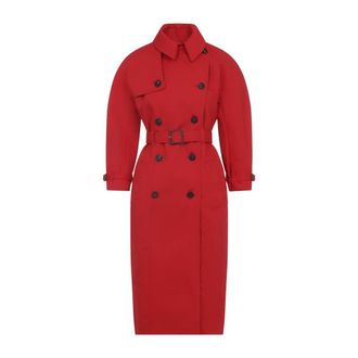 Jacquemus Belted Trench Coat With Structured Collar