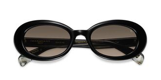 Etnia Barcelona Cala Blanca Sun BKGY Womens Sunglasses Black Size 53