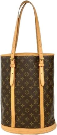 Louis Vuitton Pre-owned Bucket Bags, female, Brown, Size: ONE SIZE Pre-owned Tote bag