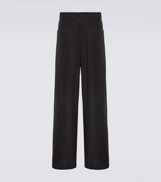 Balenciaga High-rise wide-leg pants