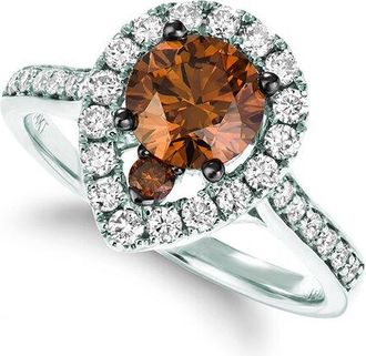 Le Vian Chocolate Solitaires 14K 1.60 Ct. Tw. Diamond Cocktail Ring