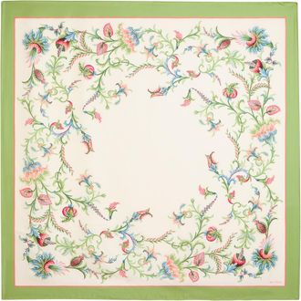 Etro Norma Foulard Printed Silk Scarf - Green - One Size