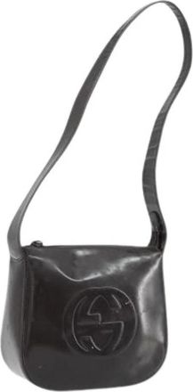Gucci Pre-owned Schoudertas - Dames - Vintage Schoudertas - Bruin - ONE Size - Leer - Vintage