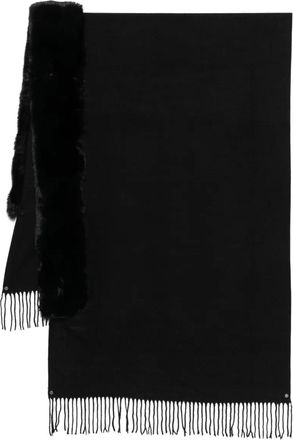 Blugirl Sciarpa con frange - Nero
