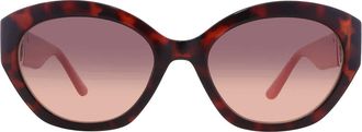Guess Brown Gradient Cat Eye Ladies Sunglasses GU00104 52F 56