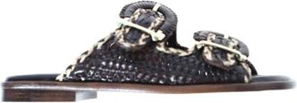 Pons Quintana Slippers - Dames - Sandalen - Bruin - 39 EU - Leer - Schoenen