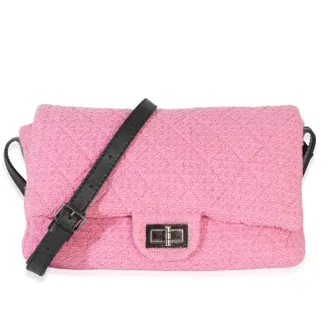 Chanel Tweed Jumbo Reissue Messenger Flap