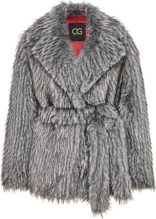 Cesare Gaspari Faux Fur Jas - Dames - Jassen - Grijs - S - Jassen