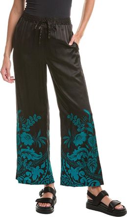 Johnny Was Yasmin Silk-Blend Pant