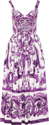 Dolce & Gabbana Maiolica Print Dress