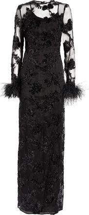 Erdem Malvina Embellished Silk Gown Size S