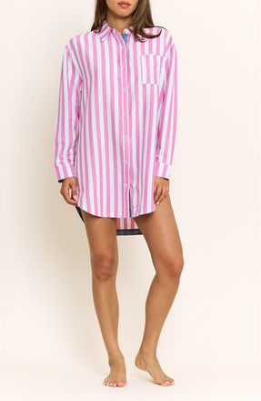 Honeydew Intimates Brunch Date Sleep Shirt in Drift Stripe at Nordstrom, Size X-Small