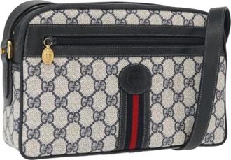 Gucci Pre-owned Plastic Crossbody Tas - Dames - Vintage Schoudertas - Blauw - ONE Size - Vintage