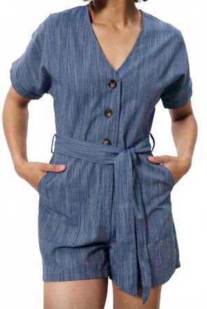 FRNCH Adila Romper In Bleu Marine