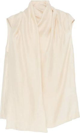 Toteme Blusa con sciarpa cucita - Toni neutri