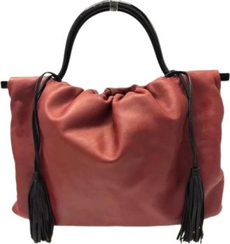 Loewe Pre-owned Bucket Bags, female, Red, Size: ONE SIZE Pre-owned Bucket Bag