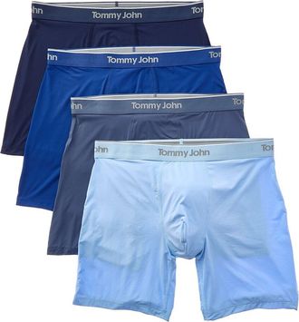 Tommy John Set Of 4 Micro Stretch 6In Boxer Brief