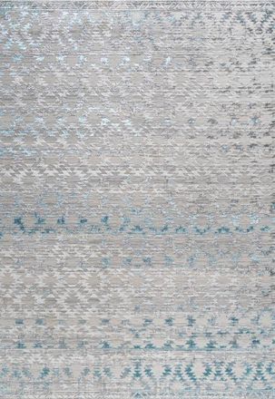 Jonathan Y Designs Ancient Faded Trellis Area Rug in Gray/turquoise at Nordstrom, Size 3Ft 0In X 5Ft 0In