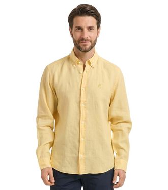 HUGO BOSS Yellow Regular Logo Shirt