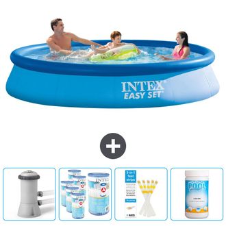 Intex Piscina Easy Set Redonda - 366x76 Cm - 7-piezas Scb85