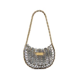 Paco Rabanne Shoulder Bags, female, Gray, Size: ONE SIZE Bag