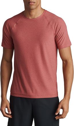 Rhone Reign Performance T-Shirt in Red Brick/Pink Rose at Nordstrom, Size Xx-Large