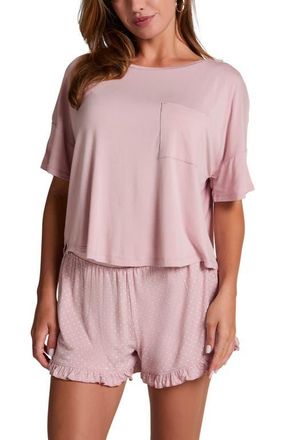 Hunkem&ouml;ller Jersey Pyjama Set in Pink at Nordstrom, Size Xx-Large