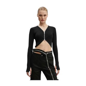 Heliot Emil Maglione Girocollo Aderente - - Knitwear - Donna - Nero - S