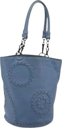 Bottega Veneta Pre-owned Vintage Tote Bag - Pre-owned - Mujer - Azul - ONE SIZE