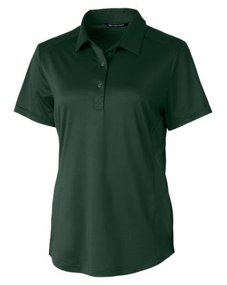 Cutter & Buck Prospect Textured Stretch Womens Short Sleeve Polo Shirt