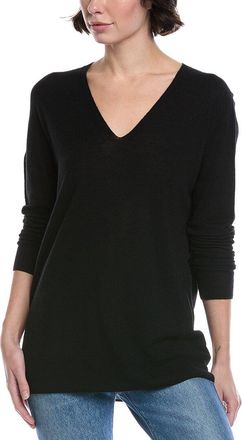 Vince Wool & Cashmere-Blend Seamless V-Neck Tunic