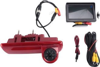 OEM C&aacute;mara De Marcha Atr&aacute;s De 170 Grados, Luz De Freno Y Monitor De 4,3 Pulgadas Para Trafic / Vaxhall Vivara Custom 2014
