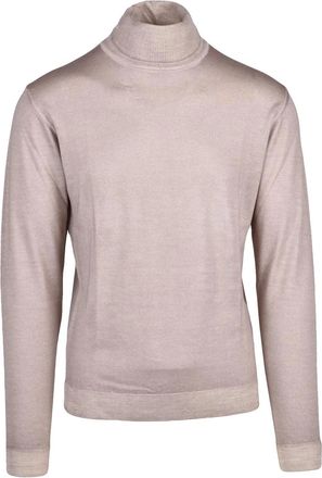 Wool & Co Wool & Co Merino Wool High Neck Under-Jacket - Grey