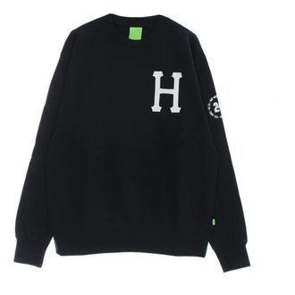 HUF Sweatshirts, male, Blue, S, Navy Crewneck Sweatshirt with Logo Print