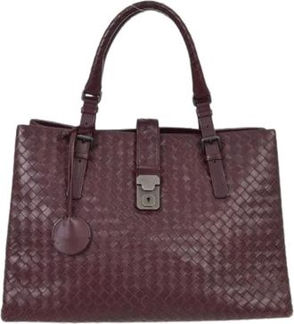 Bottega Veneta Pre-owned Handbags, female, Brown, Size: ONE SIZE Pre-owned Leather Tote