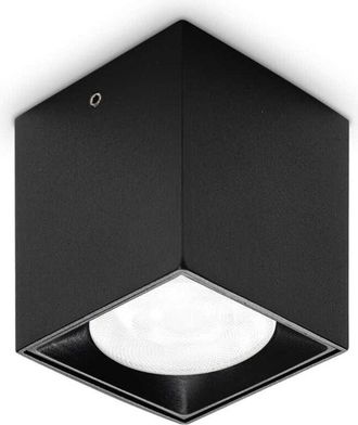 Ideal Lux Ideal Lux - dot Downlight led Integrado de Superficie Negro 370Lm 3000K